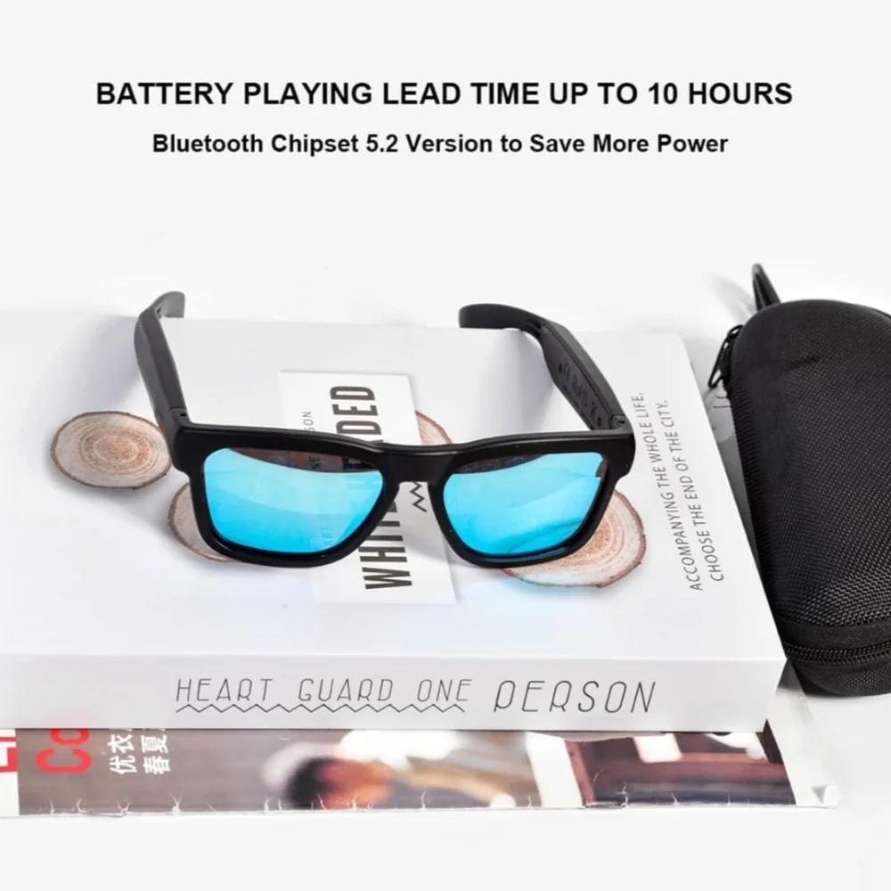 OhO Smart Glasses,Polarized Sunglasses with Bluetooth Speaker